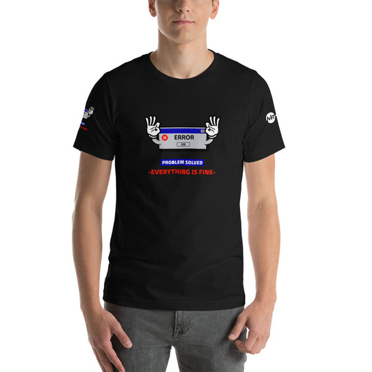 Problem solved - Short-Sleeve Unisex T-Shirt by DarkByteGear