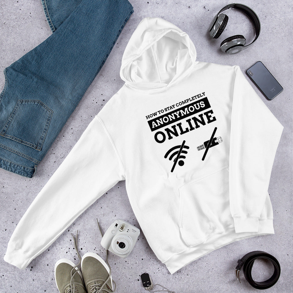 How to stay completely anonymous online - Unisex Hoodie by DarkByteGear