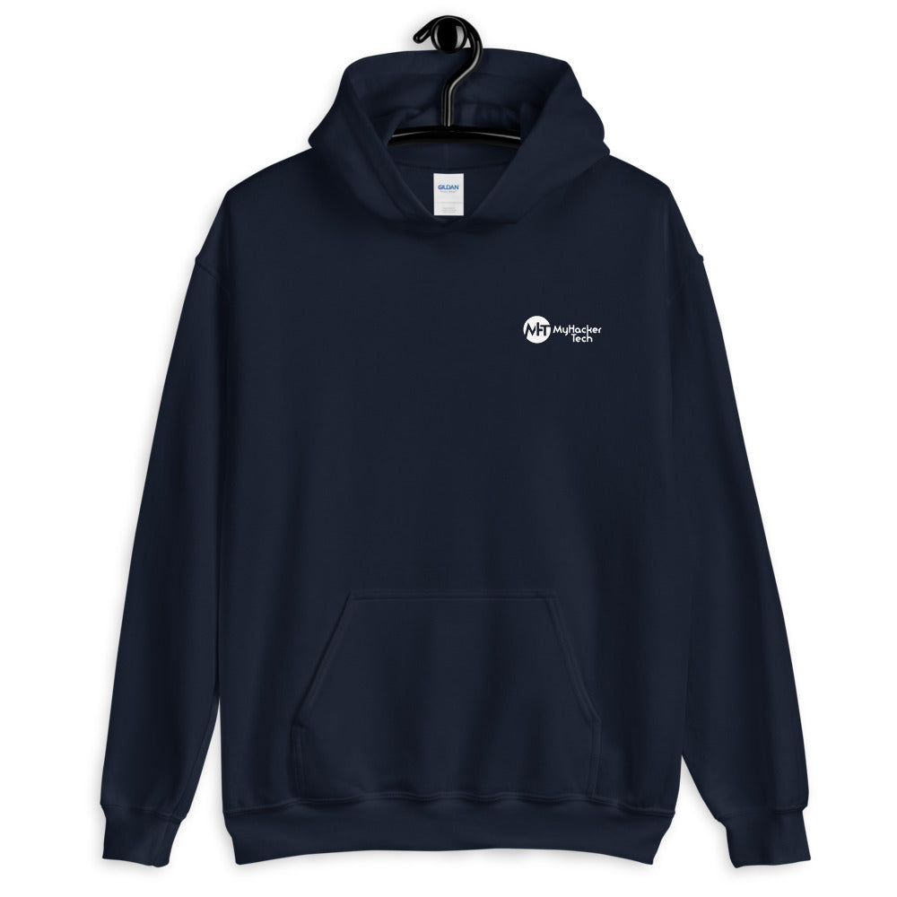 MyHackerTech Classic - Unisex Hoodie (with back design) by DarkByteGear