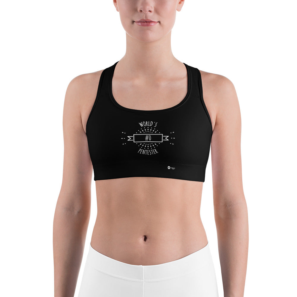 World's #0 Pentester- Sports bra by DarkByteGear