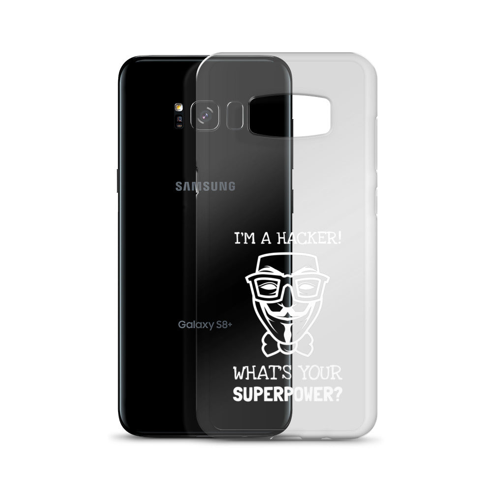 I'm a hacker! What's your superpower? - Samsung Case by DarkByteGear