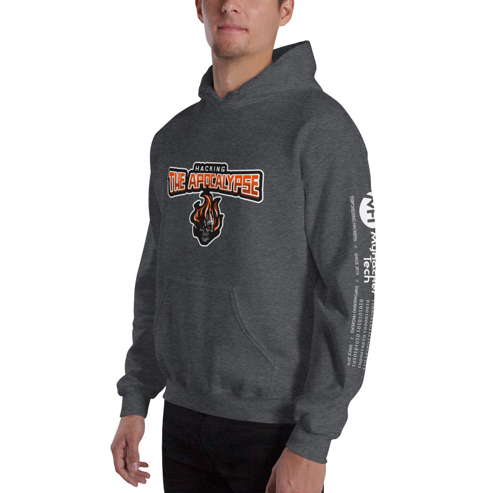 Hacking the apocalypse v1 - Unisex Hoodie (with all sides design) by DarkByteGear