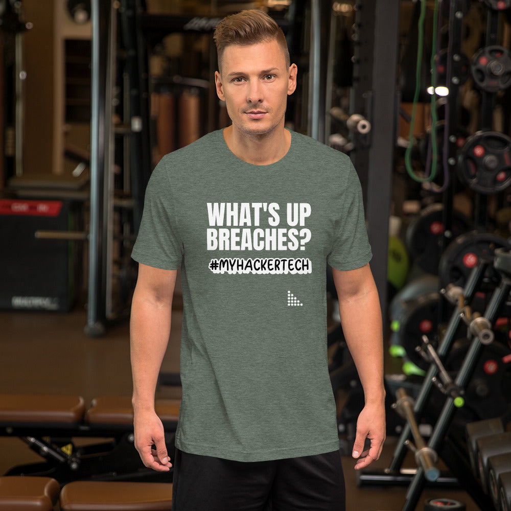 What's up breaches? - Short-Sleeve Unisex T-Shirt by DarkByteGear