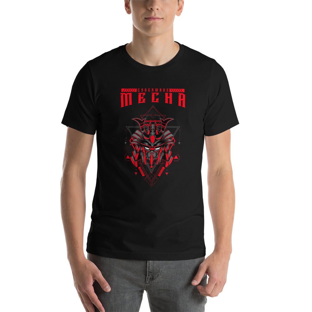 CyberWare Mecha - Short-Sleeve Unisex T-Shirt by DarkByteGear
