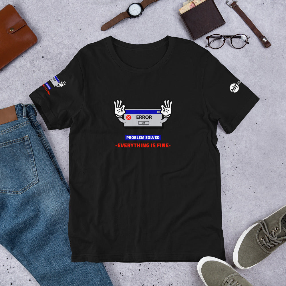 Problem solved - Short-Sleeve Unisex T-Shirt by DarkByteGear