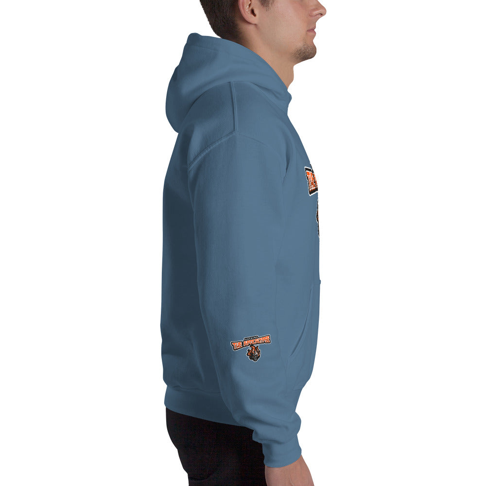 Hacking the apocalypse v1 - Unisex Hoodie (with all sides design) by DarkByteGear