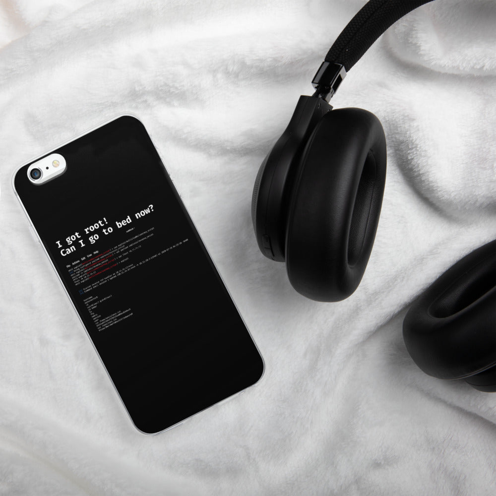 I got root! Can I go to bed now? - iPhone Case by DarkByteGear