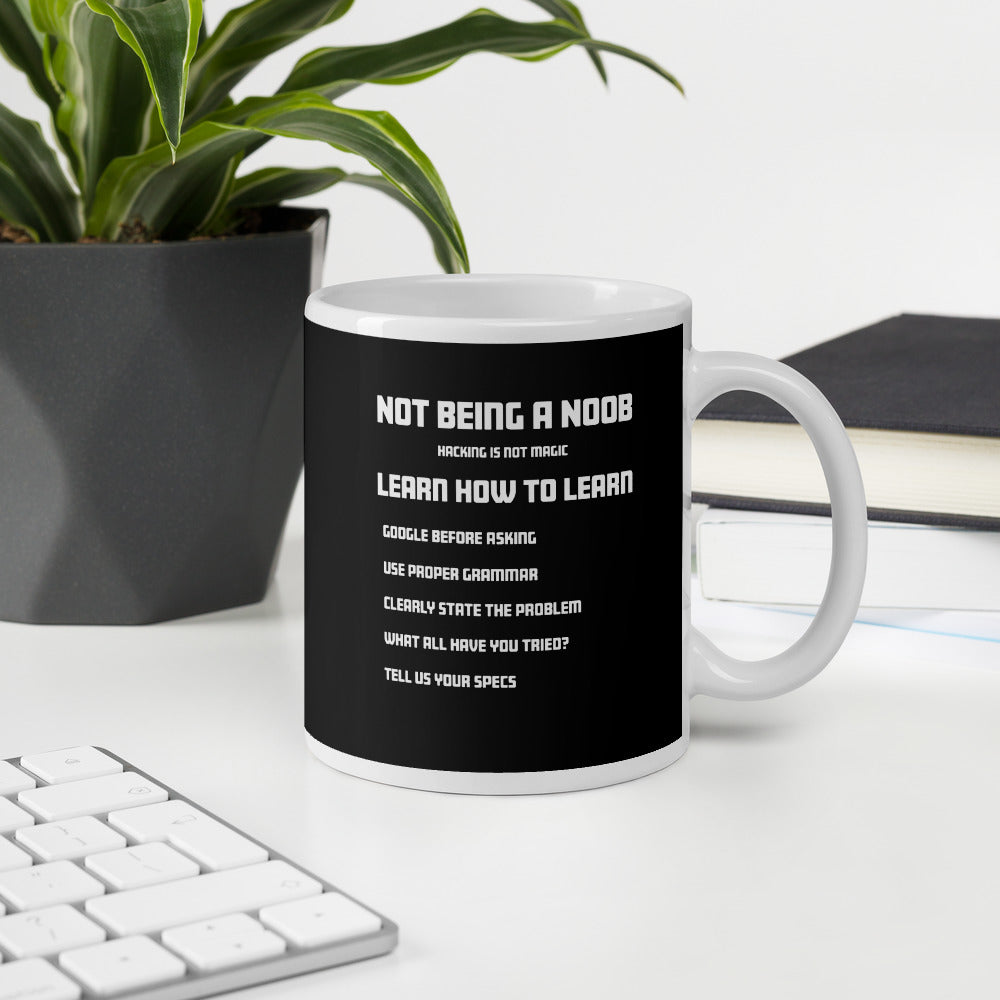 Not Being A Noob - Mug by DarkByteGear