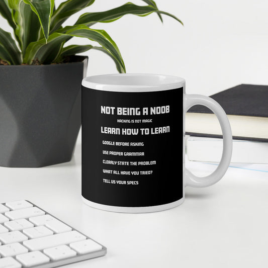 Not Being A Noob - Mug by DarkByteGear