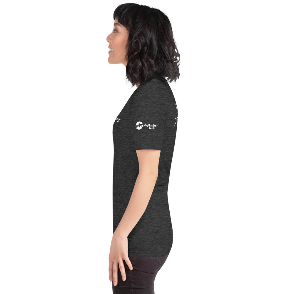 volunteer penetration tester - Short-Sleeve Unisex T-Shirt ( with all sides designs) by DarkByteGear
