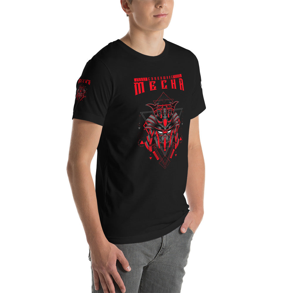 CyberWare Mecha - Short-Sleeve Unisex T-Shirt ( all sides print) by DarkByteGear
