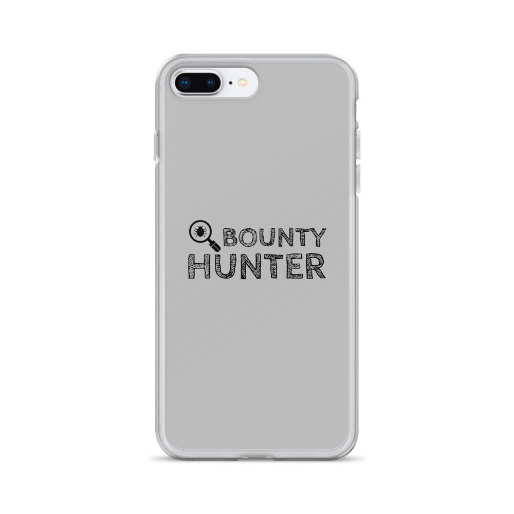 Bug bounty hunter - iPhone Case (black text) by DarkByteGear