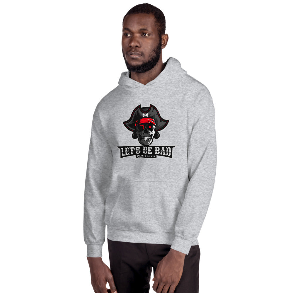 Let's be bad - Unisex Hoodie (white) by DarkByteGear