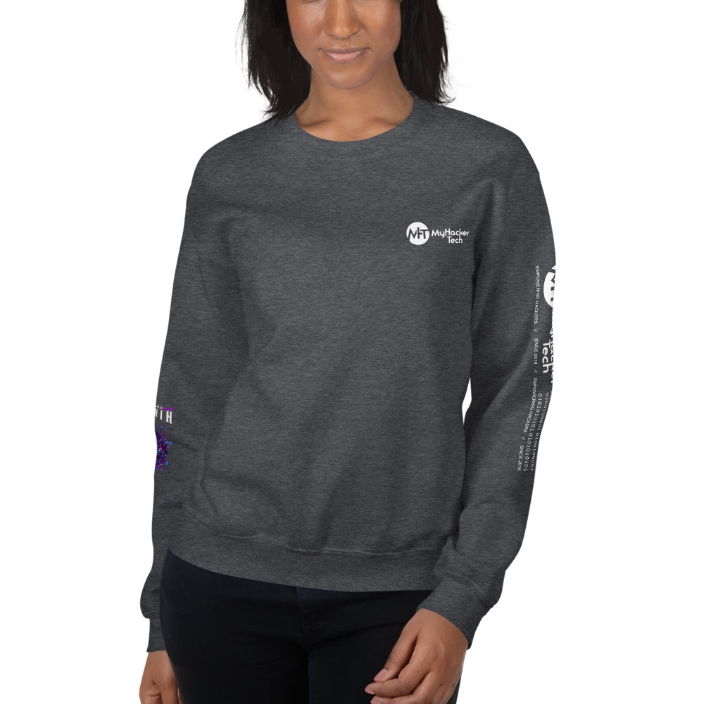 CyberWare Ronin - Unisex Sweatshirt (all sides print) by DarkByteGear