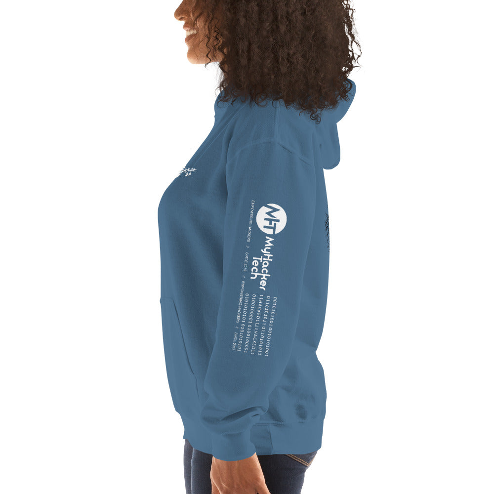 Hacking the apocalypse v1 - Unisex Hoodie (with all sides design) by DarkByteGear