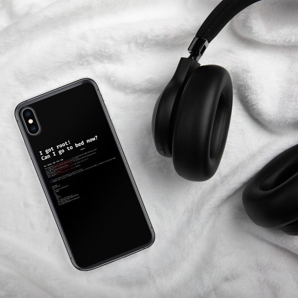 I got root! Can I go to bed now? - iPhone Case by DarkByteGear