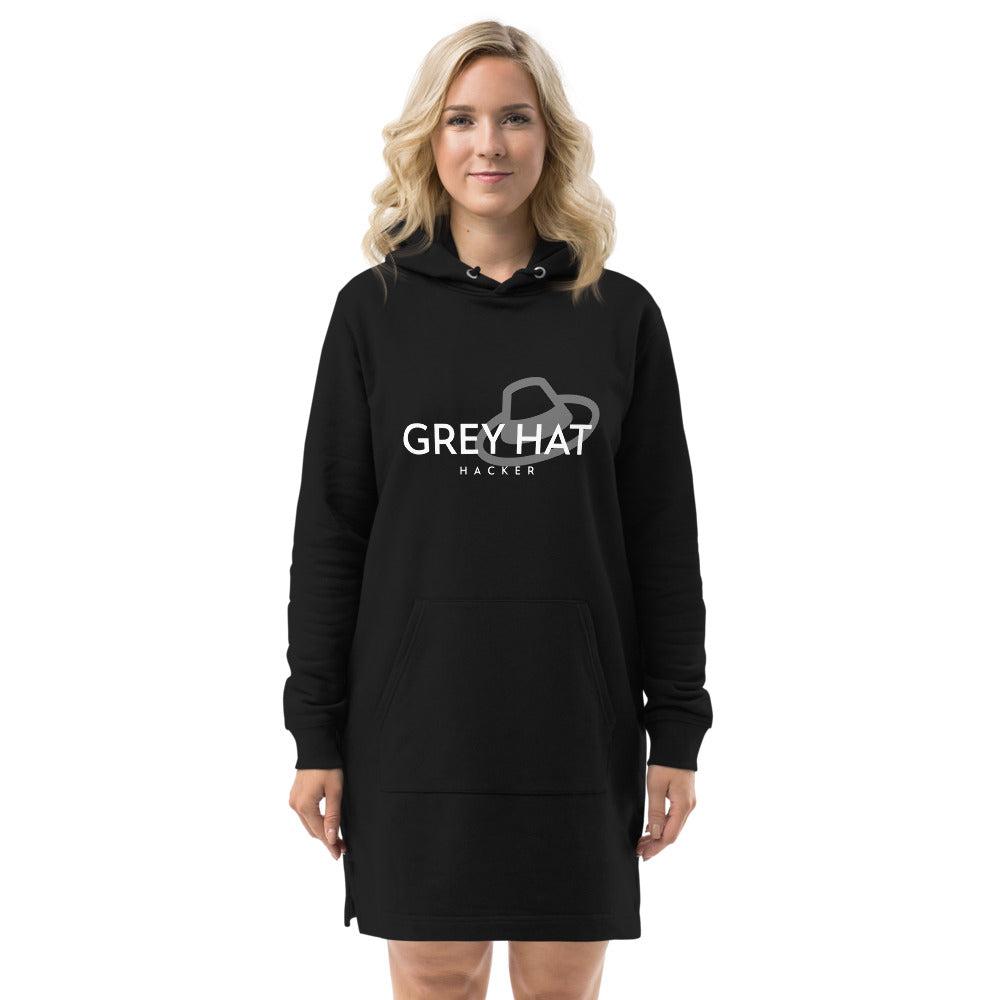 Grey Hat Hacker - Hoodie dress by DarkByteGear