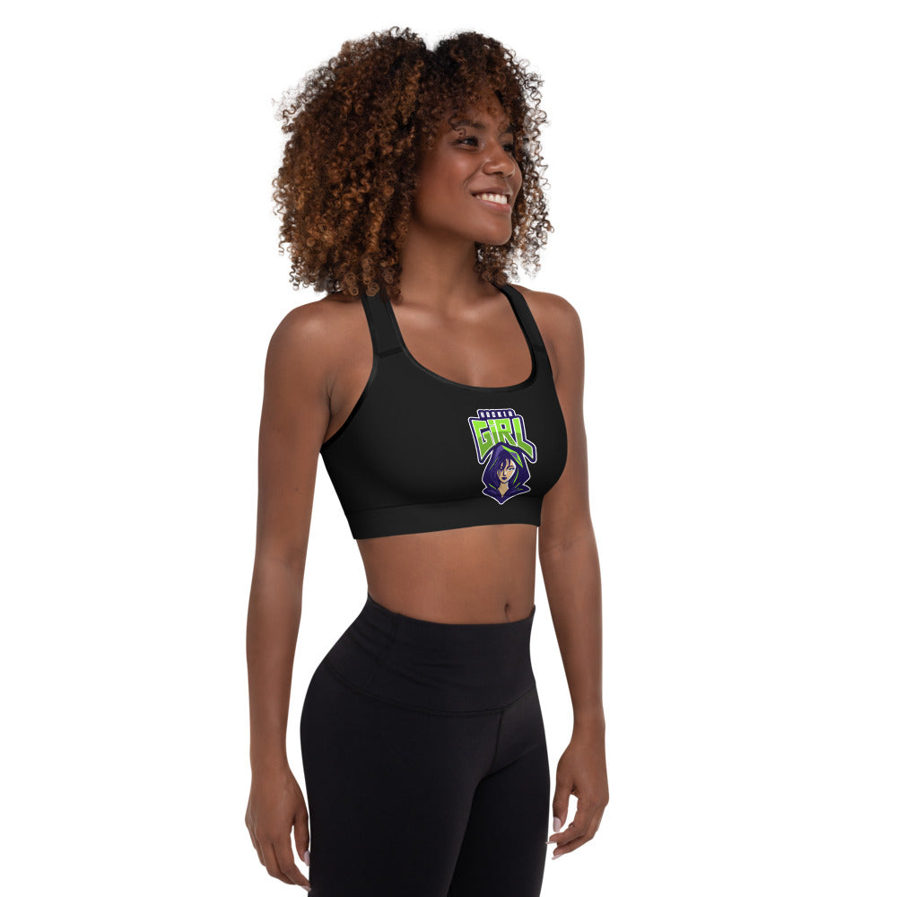 Hackergirl v.1 - Padded Sports Bra by DarkByteGear