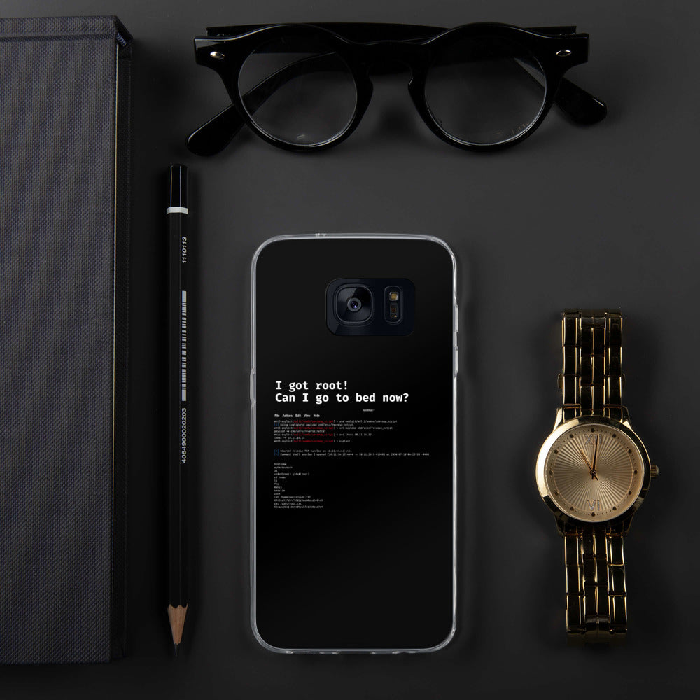 I got root! Can I go to bed now? - Samsung Case by DarkByteGear