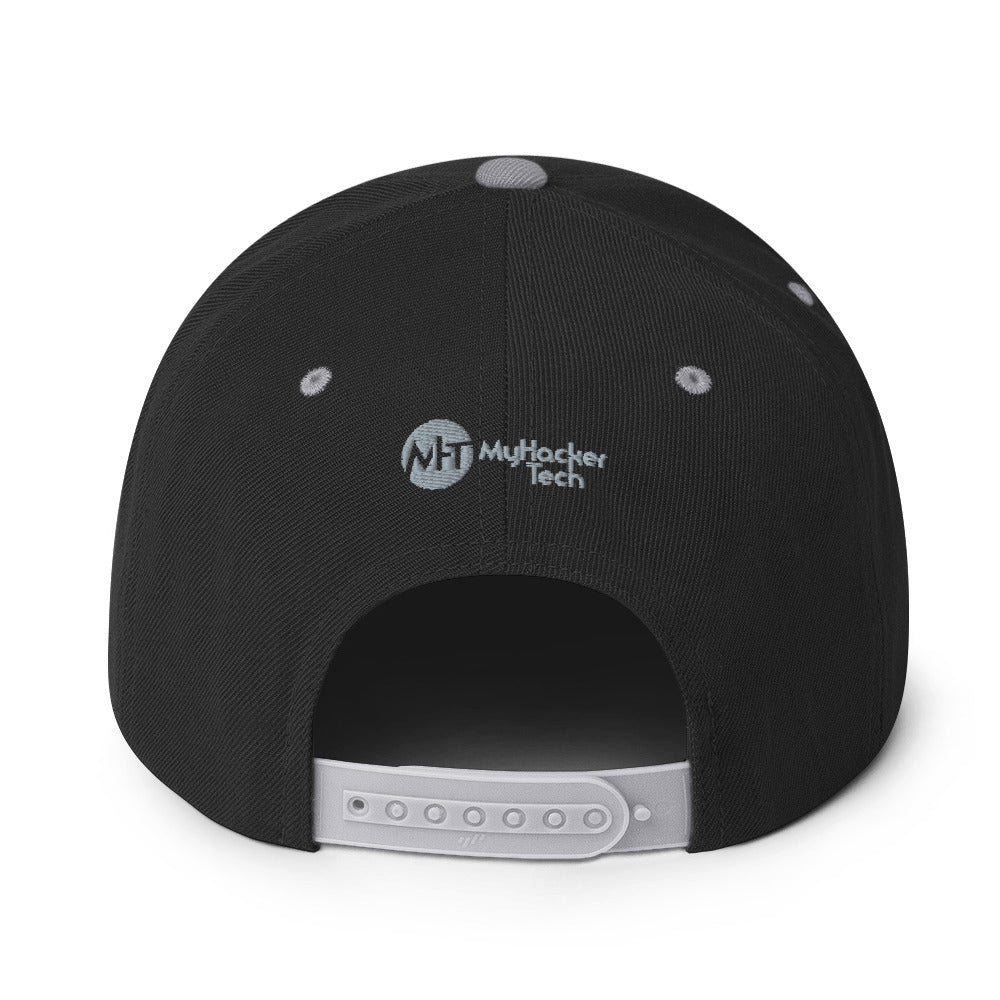 I void warranties - Snapback Hat (white text) by DarkByteGear