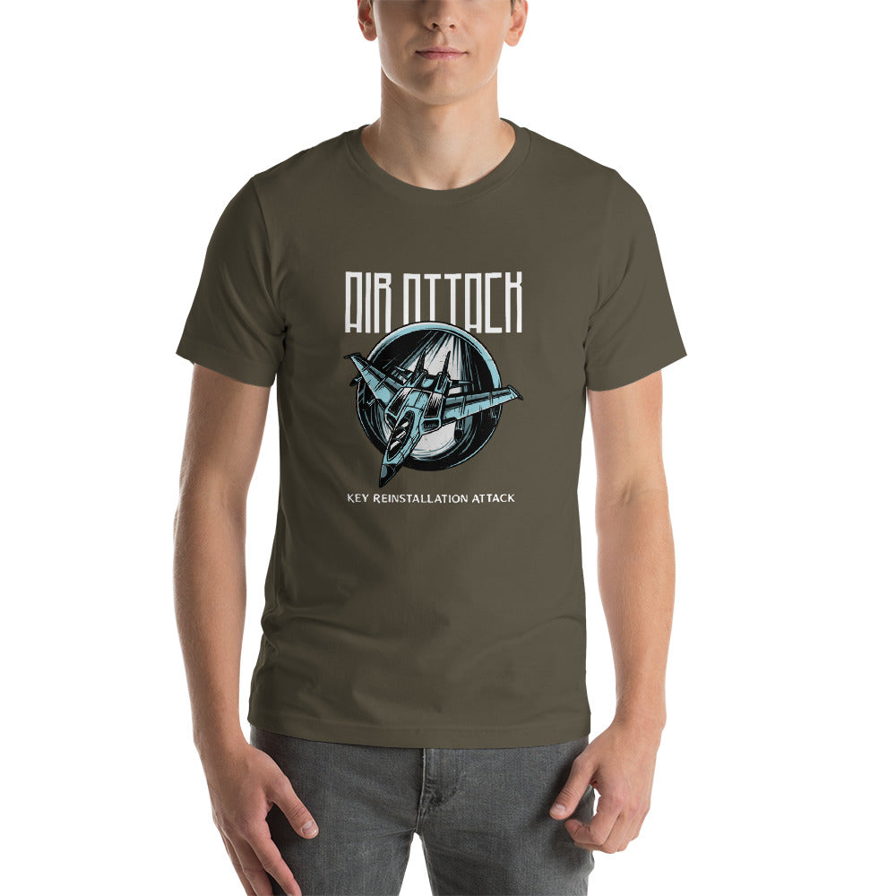 Key Reinstallation Attack - Short-Sleeve Unisex T-Shirt by DarkByteGear