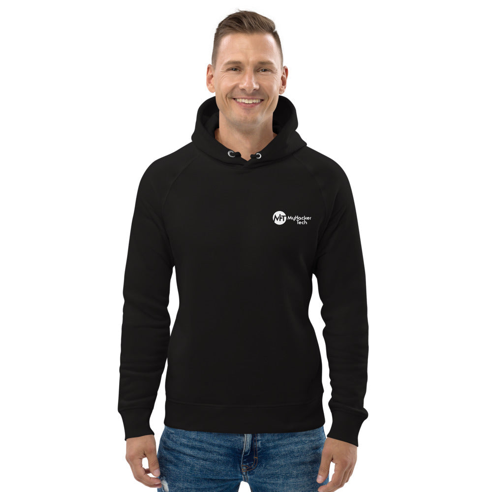 MyHackerTech Classic - Unisex pullover hoodie (with back design) by DarkByteGear
