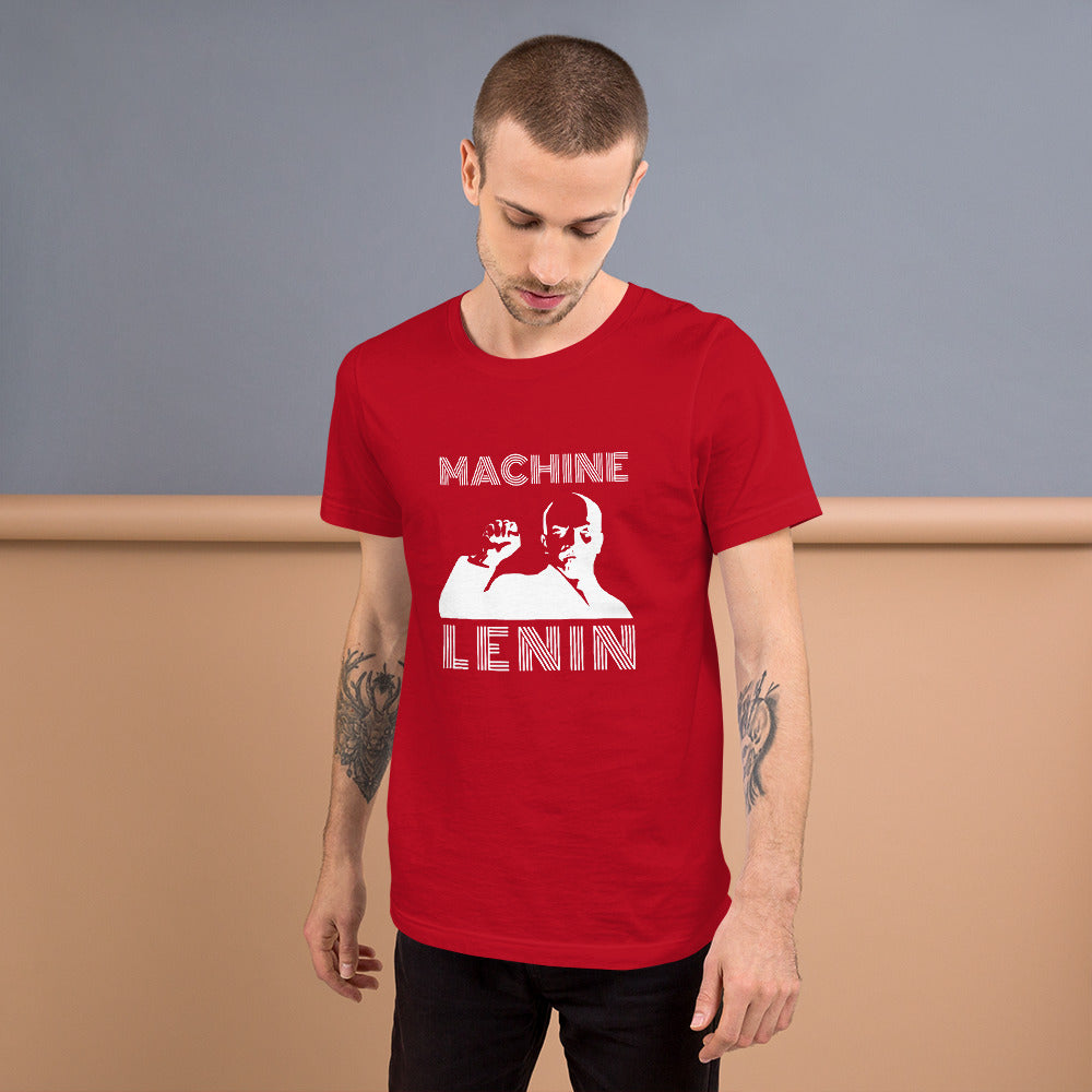 Machine Lenin - Short-Sleeve Unisex T-Shirt by DarkByteGear