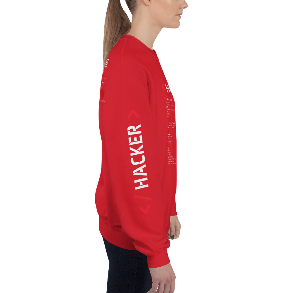 Hacker v.1 - Unisex Sweatshirt by DarkByteGear