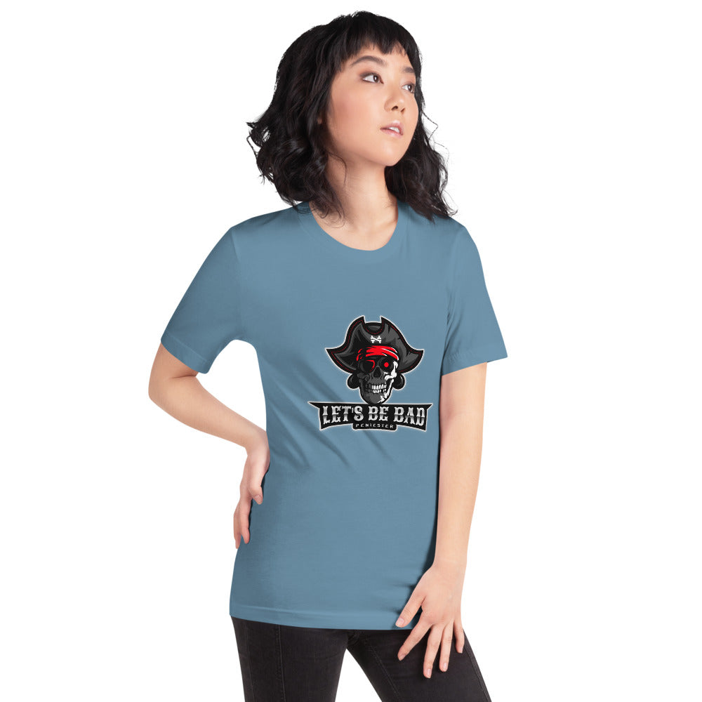 Let's be bad - Short-Sleeve Unisex T-Shirt (white) by DarkByteGear