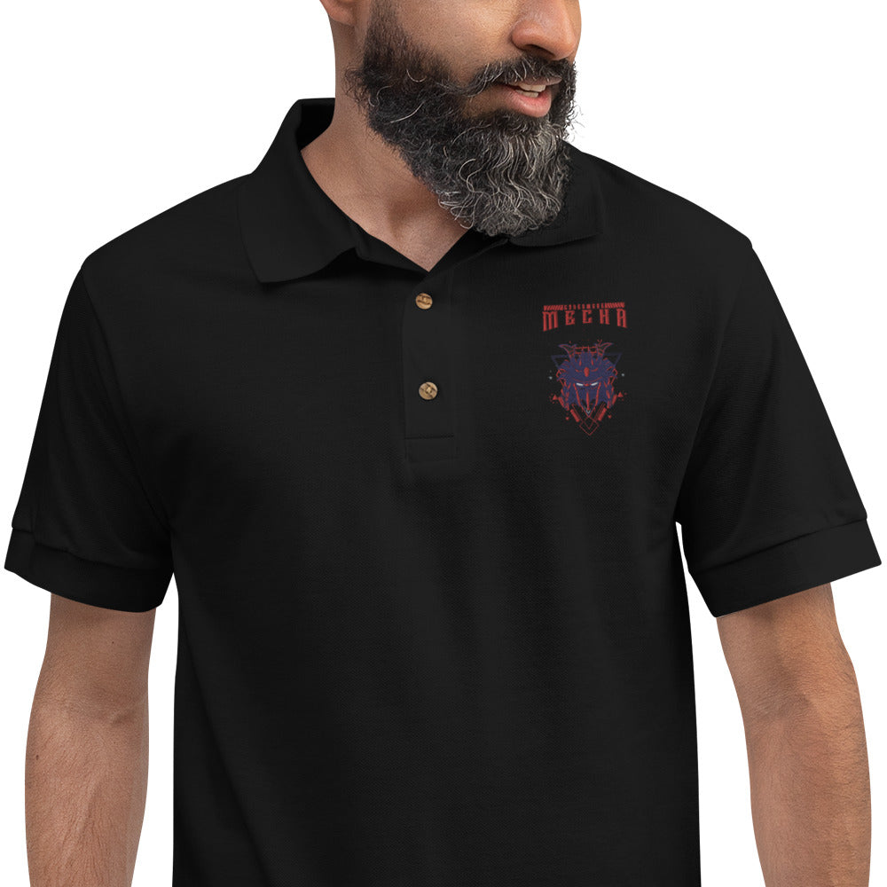 CyberWare Mecha - Embroidered Polo Shirt by DarkByteGear
