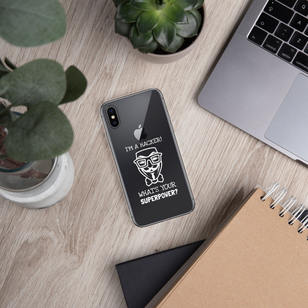 I'm a hacker! What's your superpower? - iPhone Case by DarkByteGear