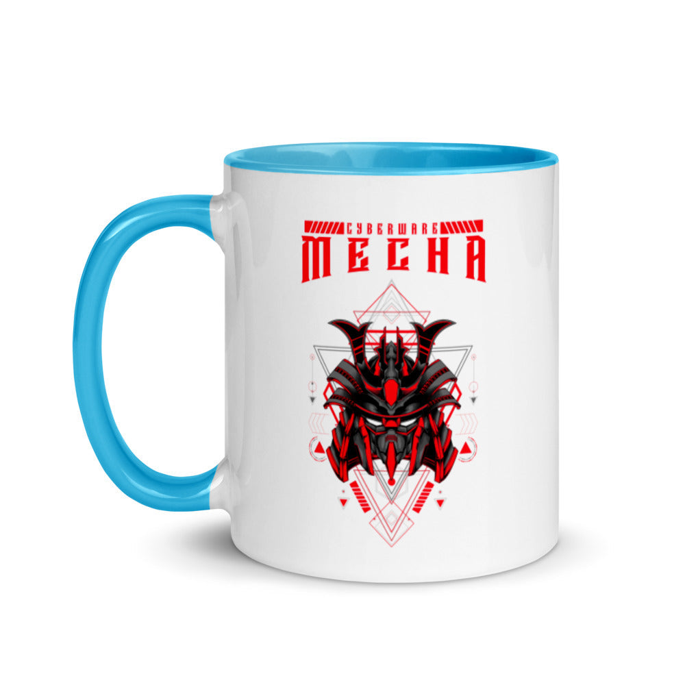 CyberWare Mecha - Mug with Color Inside by DarkByteGear