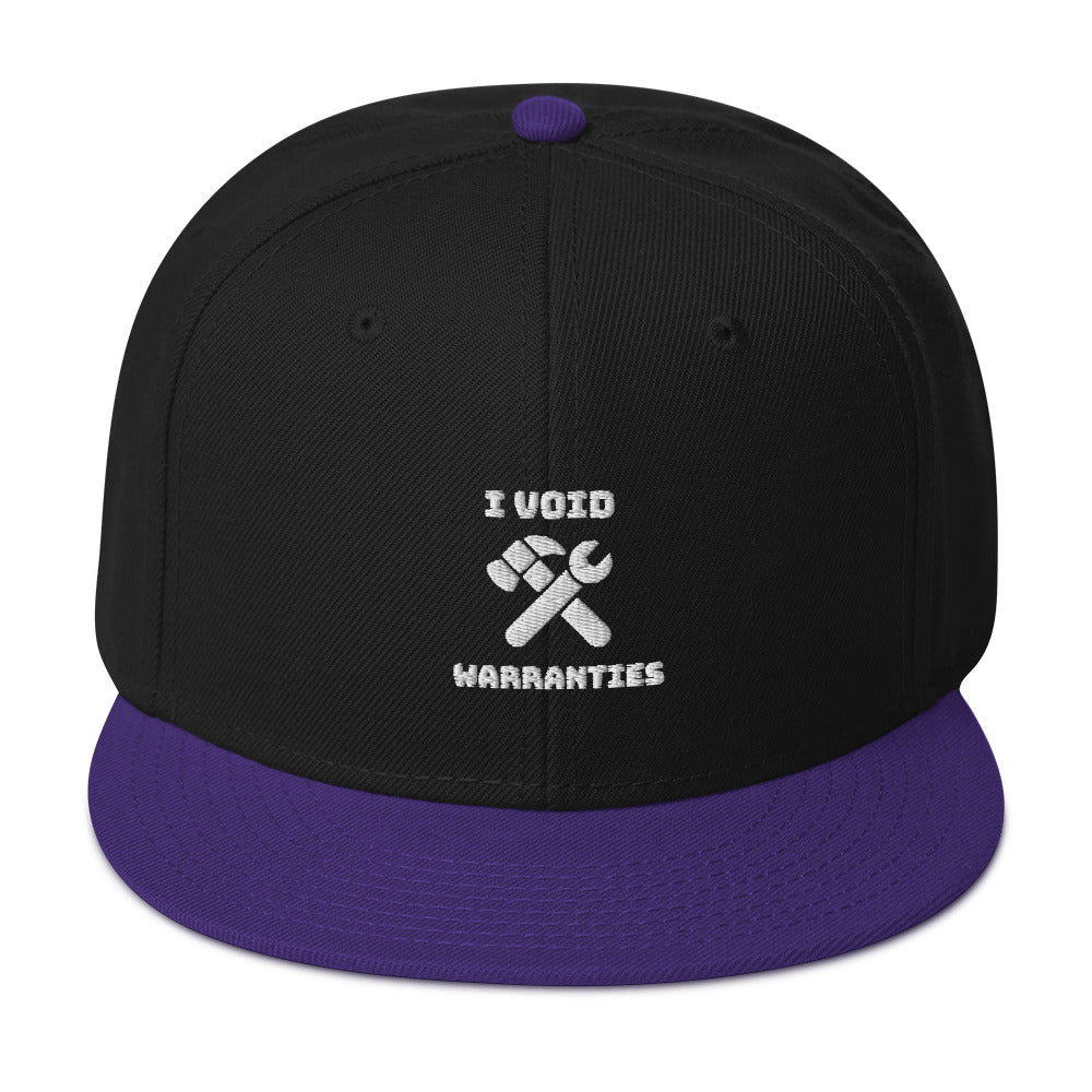 I void warranties - Snapback Hat by DarkByteGear