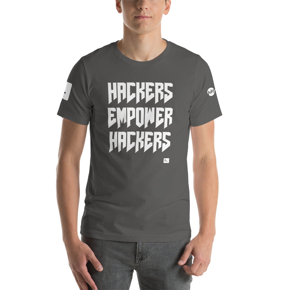 Hackers empower hackers - Short-Sleeve Unisex T-Shirt by DarkByteGear