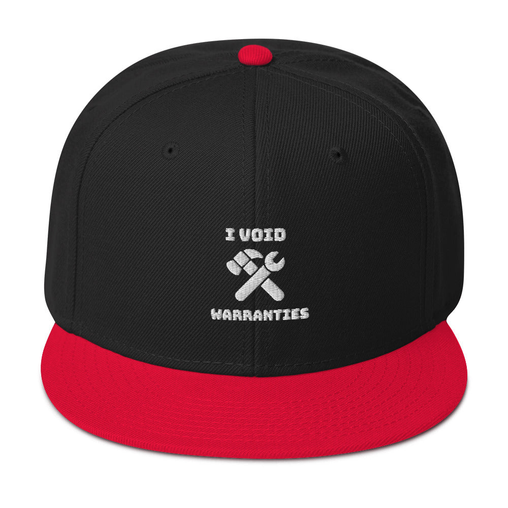 I void warranties - Snapback Hat by DarkByteGear