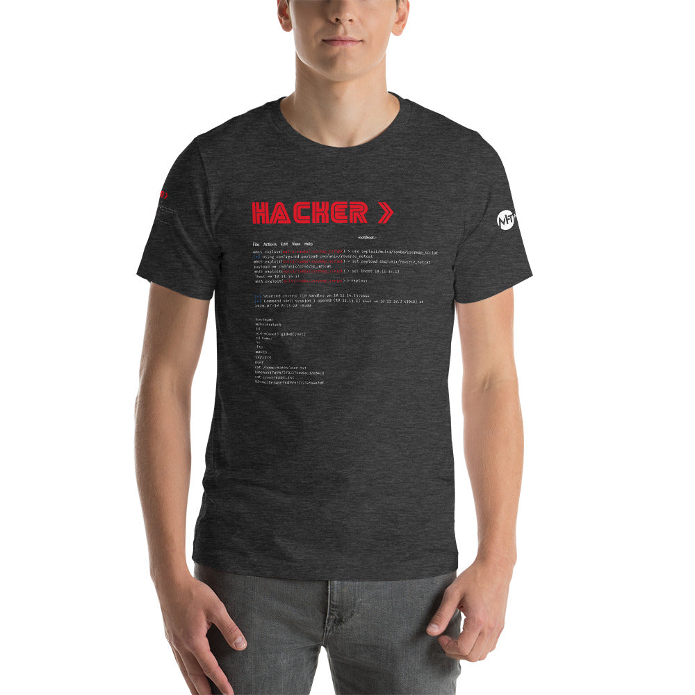 Hacker v3 - Short-Sleeve Unisex T-Shirt by DarkByteGear