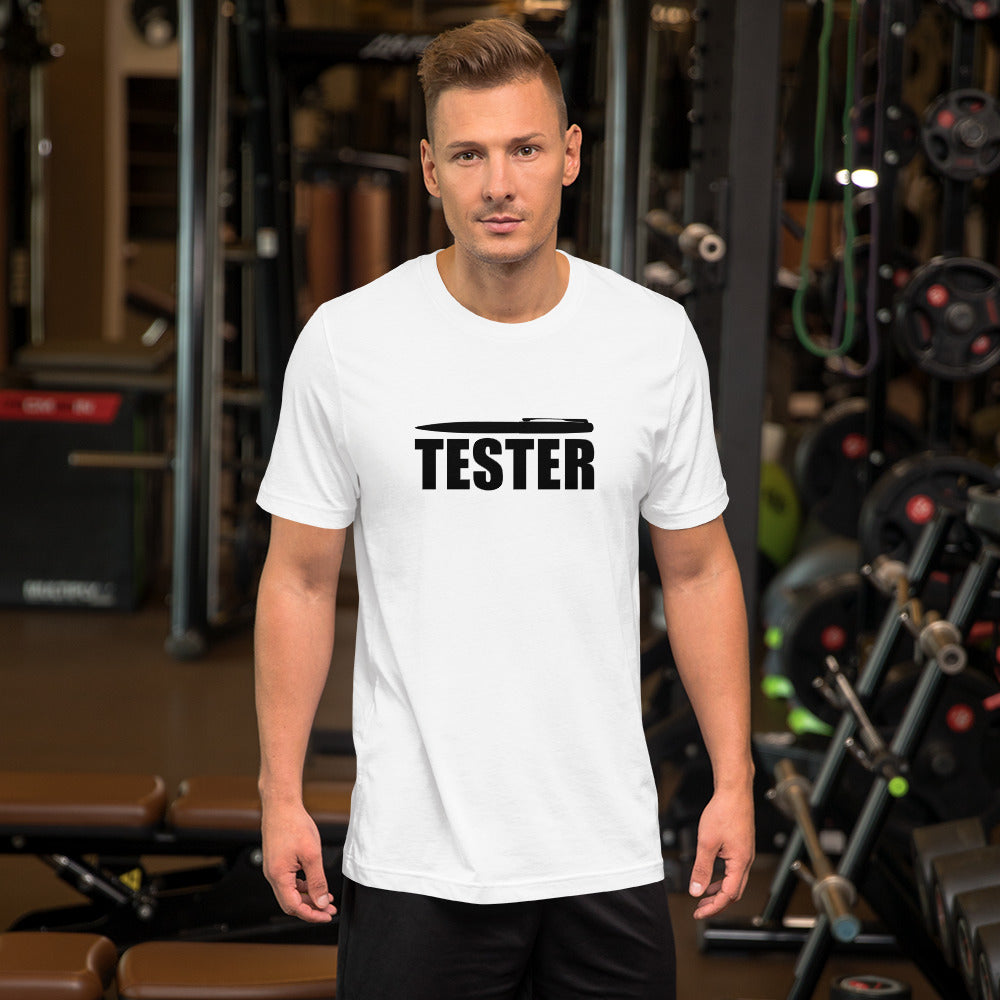 Pentester v5 - Short-Sleeve Unisex T-Shirt (black text) by DarkByteGear
