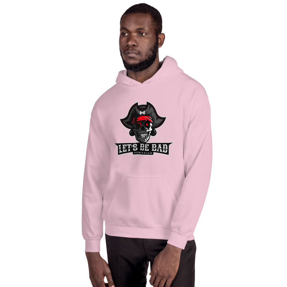 Let's be bad - Unisex Hoodie (white) by DarkByteGear
