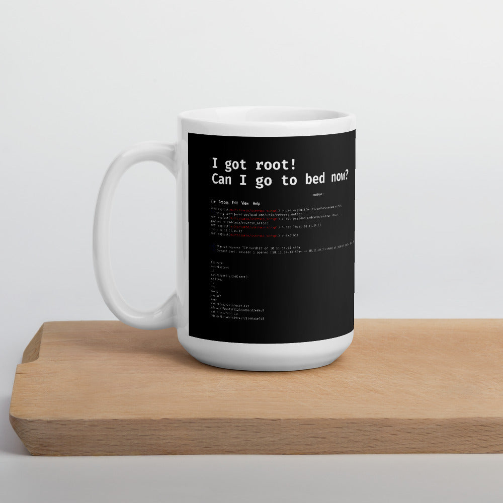 I got root! Can I go to bed now? - Mug by DarkByteGear
