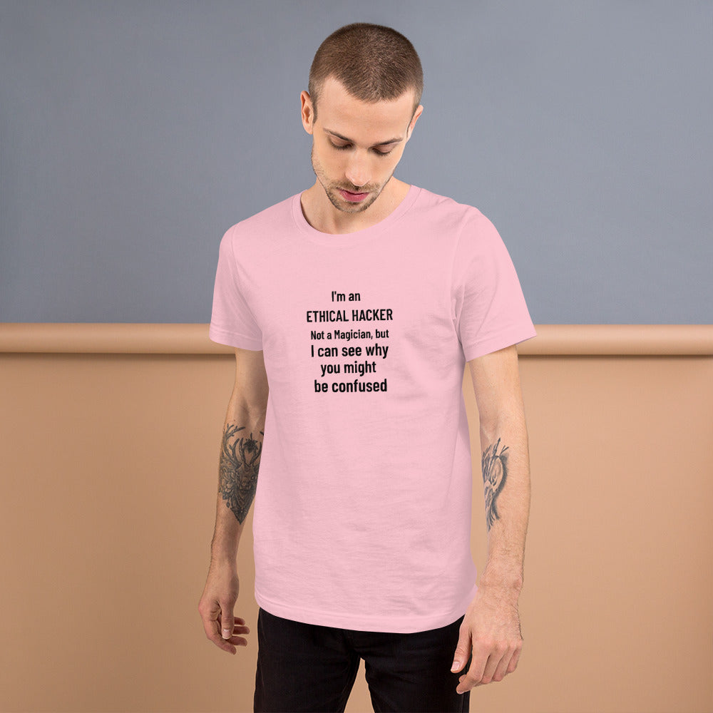 I'm an ethical hacker - Short-Sleeve Unisex T-Shirt by DarkByteGear