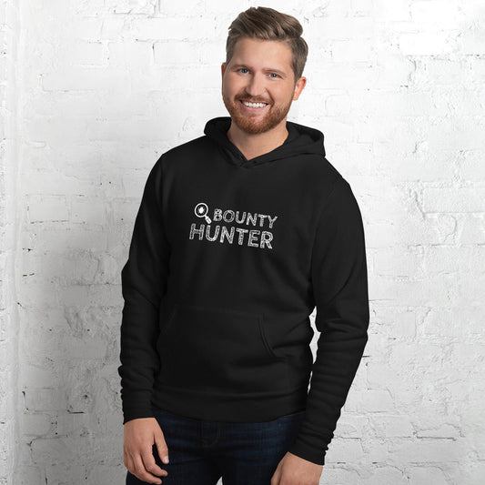 Bug bounty hunter - Unisex hoodie (white text) by DarkByteGear