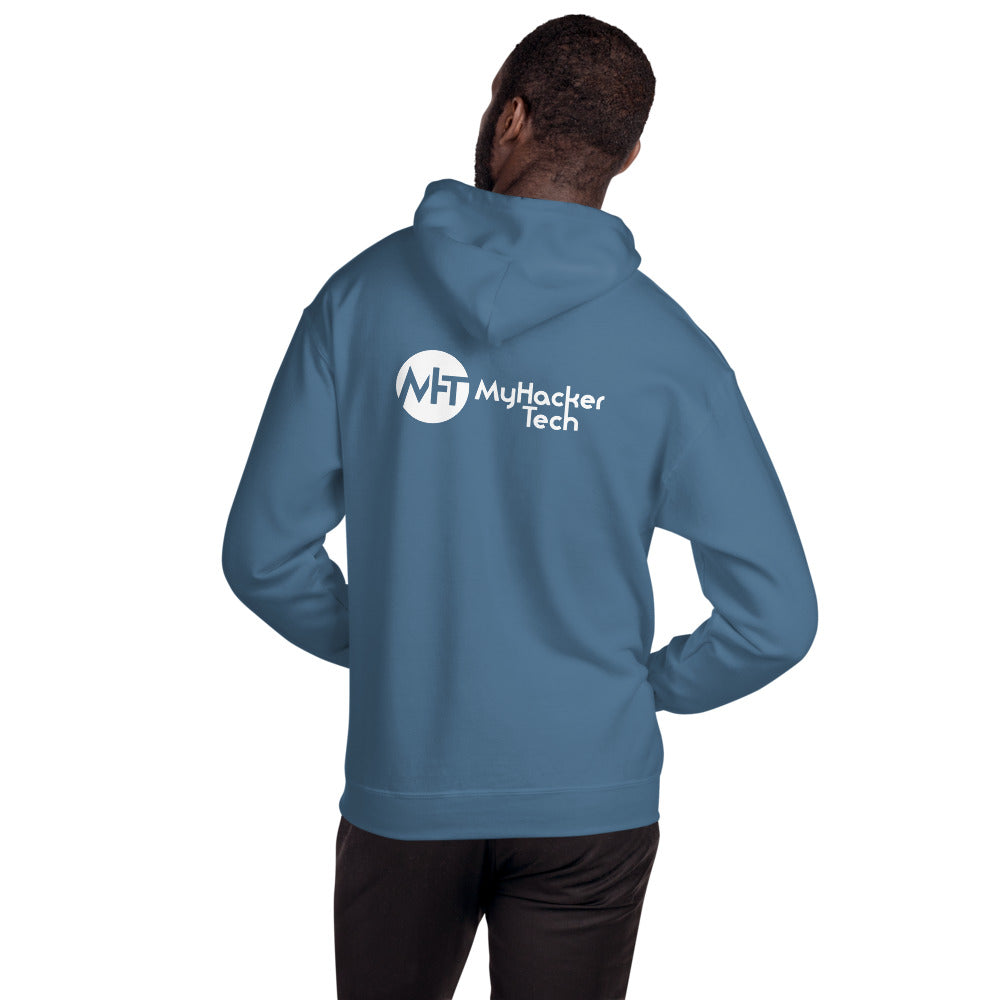 MyHackerTech Classic - Unisex Hoodie (with back design) by DarkByteGear