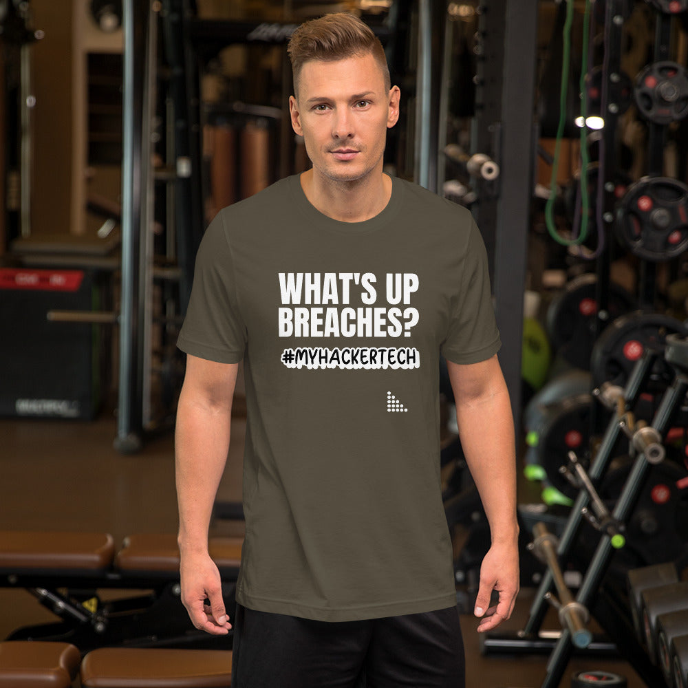 What's up breaches? - Short-Sleeve Unisex T-Shirt by DarkByteGear