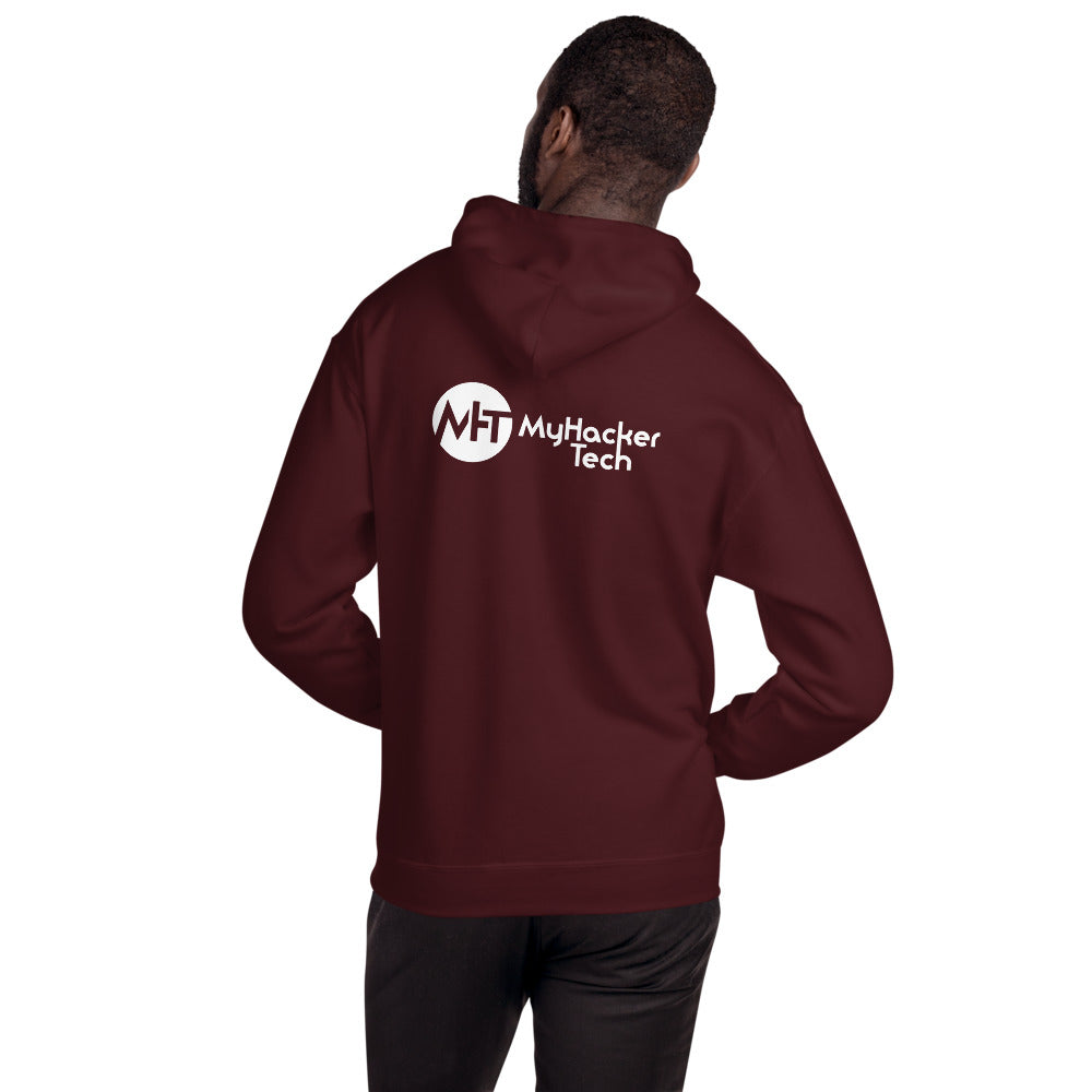 MyHackerTech Classic - Unisex Hoodie (with back design) by DarkByteGear