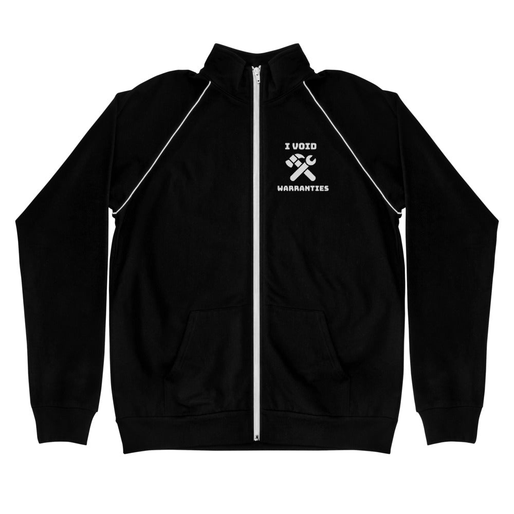 I void warranties - Piped Fleece Jacket by DarkByteGear