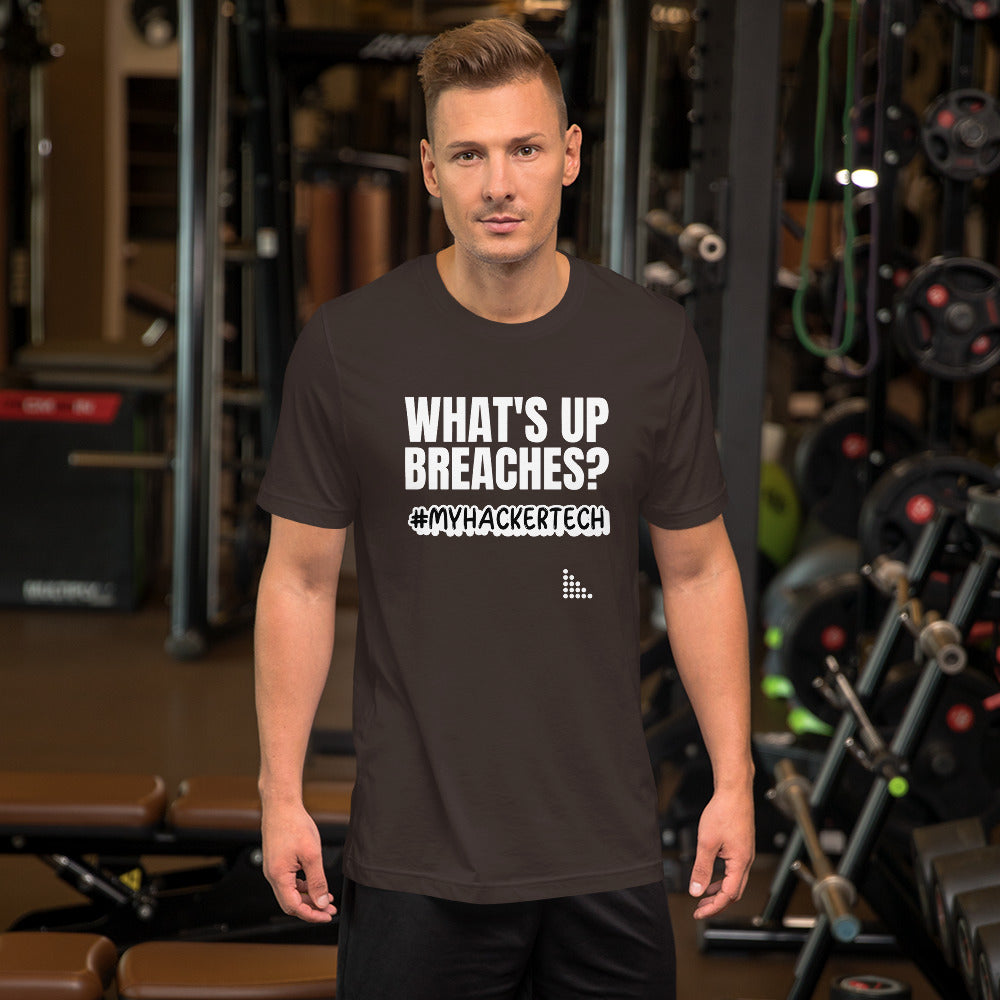 What's up breaches? - Short-Sleeve Unisex T-Shirt by DarkByteGear