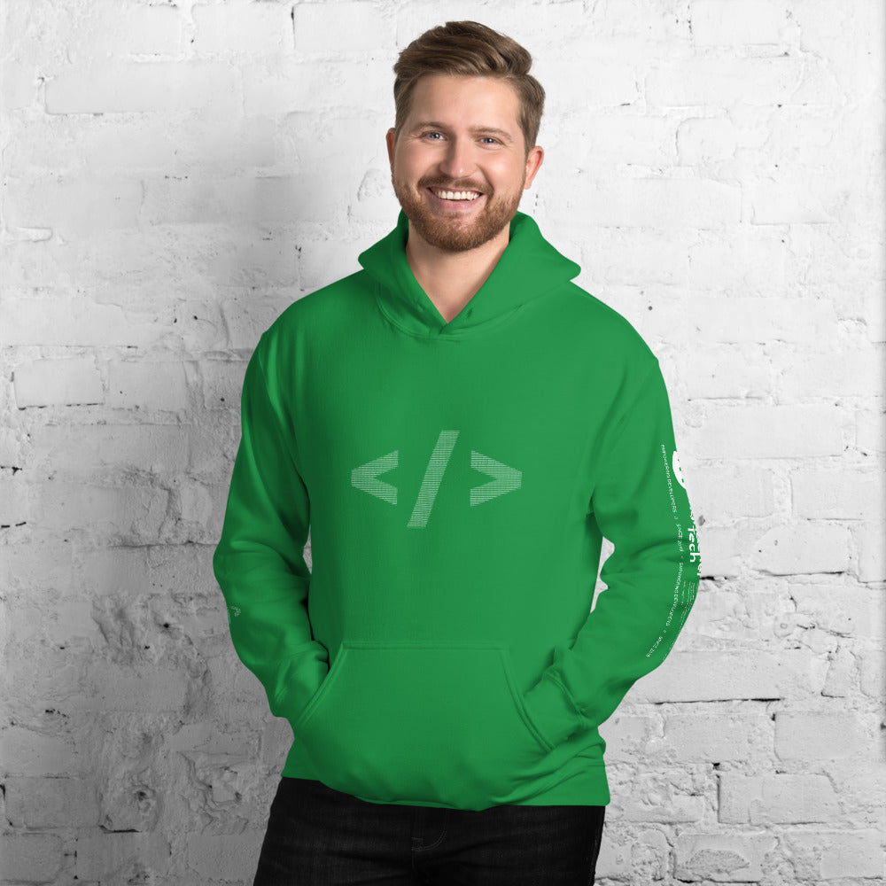 Culture of code in ASCII characters - Unisex Hoodie by DarkByteGear