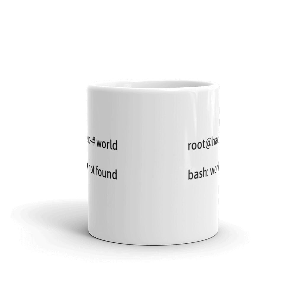 Linux Tweaks - world not found - Mug by DarkByteGear