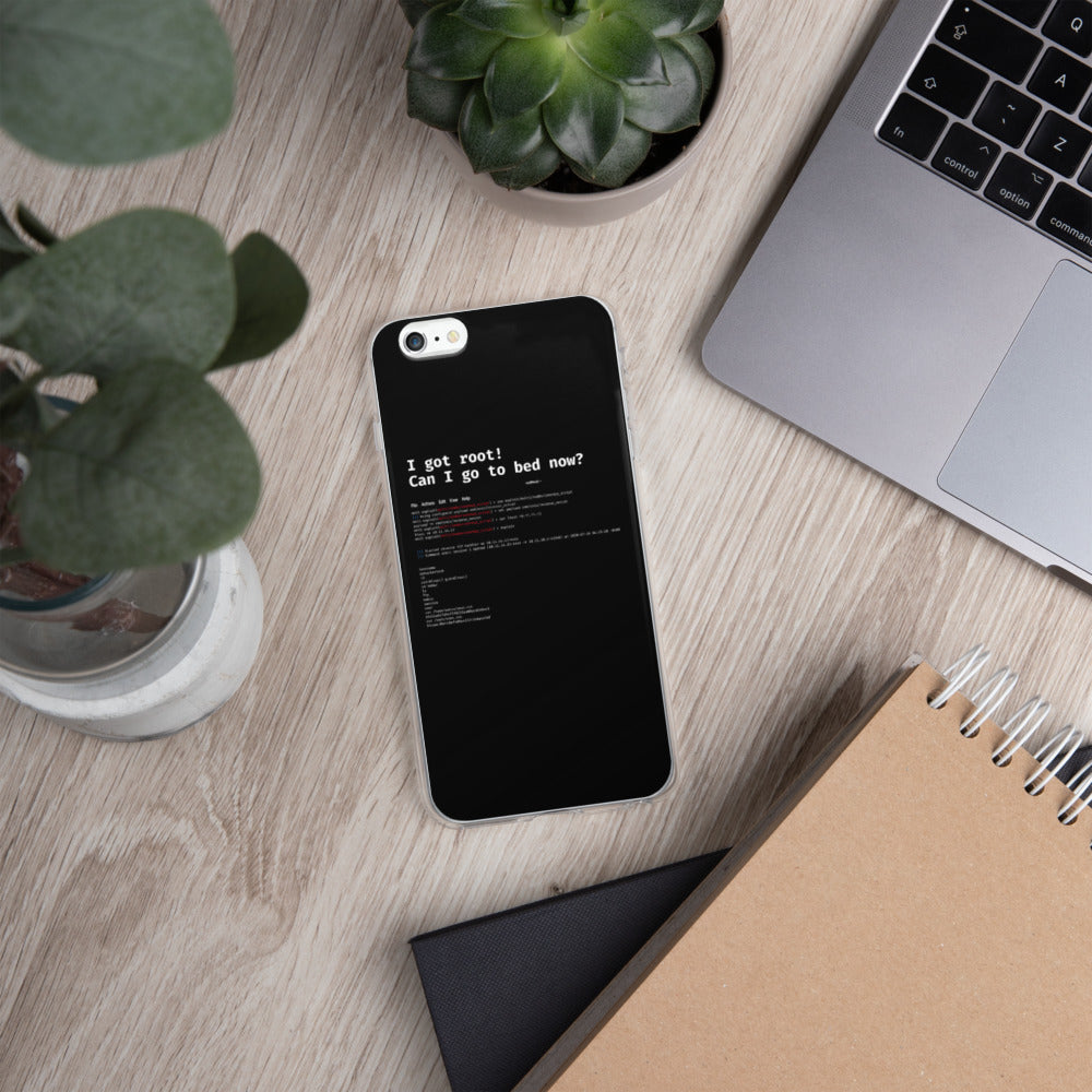 I got root! Can I go to bed now? - iPhone Case by DarkByteGear