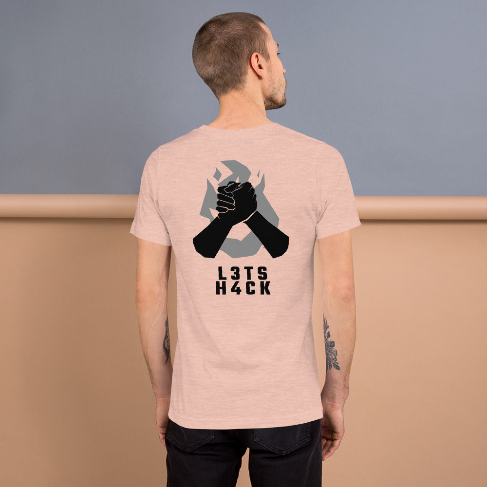 L3ts H4ck - Short-Sleeve Unisex T-Shirt by DarkByteGear